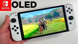Pok&eacute;mon Sword and Shield OLED Nintendo Switch Gameplay