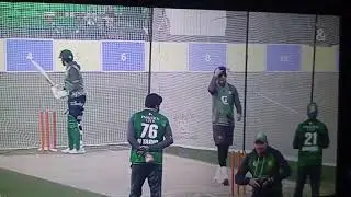 Babar Azam batting practice vs Shaheen Afridi, Usman Tariq, Muhammad Nawaz. Pakistan vs Australia 