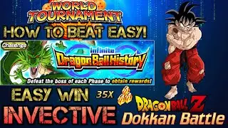 Infinite Dragon Ball History STAGE 25 Vs World Tournament COMPLETE ALL MISSIONS  DBZ: Dokkan Battle