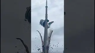 CN Tower COLLAPSES After Massive Explosion &mdash; Watch Before It&rsquo;s Deleted! #cntower #cntowertoronto