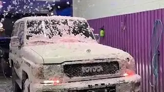 وقت غسل السياره 