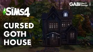 Cursed Goth House | No CC | Speed Build | The Sims 4