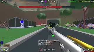 Roblox Zombie Uprising | Non-Prestige Upgraded BOAR. 50 vs The Horde