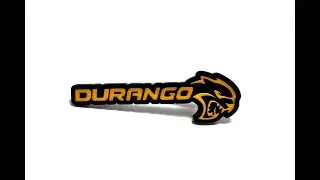 Grill badge Durango Hellcat