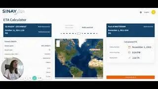 How to use the Sinay ETA Calculator module to calculate with accuracy the ETA of any vessel?
