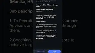 Reliance Capital| Recruitment 2024| Telesales Officer |Inbound Calls|Voice Process| In Hyderabad| 📍