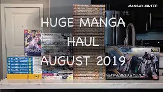 Huge Manga Haul August 2019! || MangaXHunter