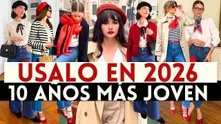 🔴&iexcl;MEJOR ESTILO EN 2026 Y LUCE M&Aacute;S JOVEN Y FEMENINA CON LA MODA FRANCESA!