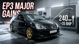 Honda Civic Ep3 TypeR K20 Major Service and Remap With Piper Manifold Sports Cat And Exhaust