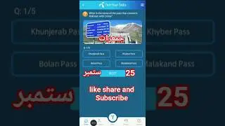 25 September telenor quiz | Today's telenor question answer |Test your skills