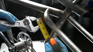 Lawless Bicycles- Measure tube diameter without calipers.