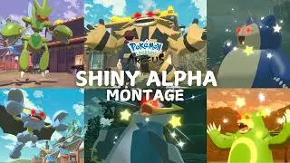 SHINY ALPHA MONTAGE! | Pokemon Legends Arceus