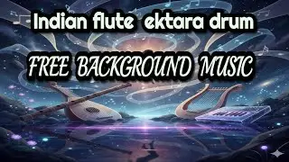 FREE  BACKGROUND  MUSIC ||  Indian flute  ektara drum || Devotional Music 
