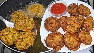 Onion Bhaji |(Eng Sub) Onion Bhaji Recipe | Real Restaurant Style | Shafiq Ka Kitchen