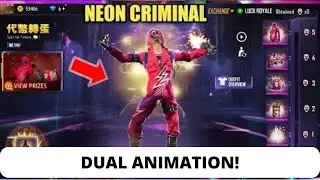 RED&times;NEON CRIMINAL BUNDLE ⚡ ONLY LEGENDS NOTICED THIS ANIMATION 🙂