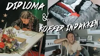 DIPLOMA-UITREIKING &  KOFFER INPAKKEN ✩ Eva Rose
