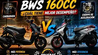 BWS 160 MAS RAPIDA ¿MEJOR CARBURADA O FUEL INJECTION? // EL RONY