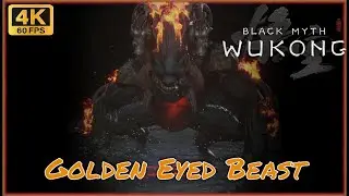 Black Myth: Wukong (PC) Golden Eye Beast Optional Boss Fight [4K 60FPS] - No Commentary