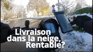 livraison dans la neige! ;-) est ce rentable? r&eacute;sum&eacute; du live #ubereats #deliveroo #livraison