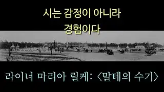 시는 감정이 아니라 경험이다 -라이너 마리아 릴케 