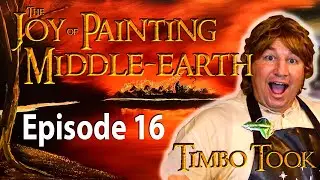 The Joy of Painting Middle Earth | Smaug Sets Lake-town Ablaze | Middle Earth Artwork |The Hobbit