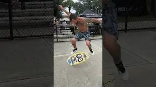 EGGZILLA! 13 inch board nollie flip! #foryou #skateboarding #skateboard #fun #skate #skating #egg