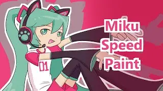 Hatsune Miku 🎵💙 Speedpaint 🌈✨