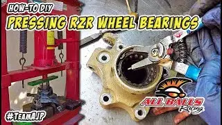 How to Replace Polaris RZR Wheel Bearings - Pressing Bearings In & Out - #TeamAJP RZR Turbo Build