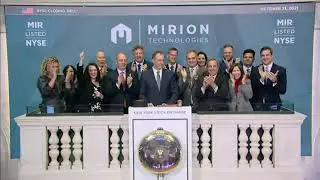 Mirion Technologies Inc. (NYSE: MIR) Rings The Closing Bell&reg;