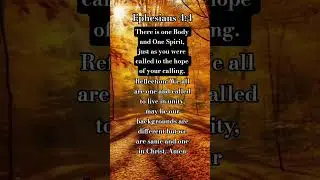One Body and One Spirit #Onespirit #Body #Christ #Monday ##Unity #Hope