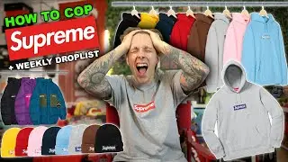 HOW TO COP THE SUPREME BOX LOGO + COMPLETE Supreme Droplist Preview