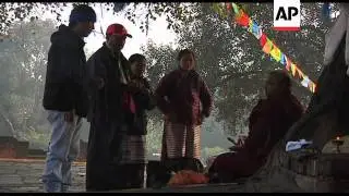 Tourists return to Buddha's birthplace