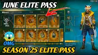 UPCOMING SEASON 25 ELITE PASS || JUNE ELITE PASS REVIEW - GARENA FREE FIRE