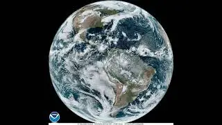 Earth from Space 🌎 October 2 2022 GOES-East GeoColor Timelapse