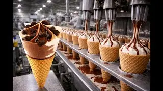 How Ice Cream is Made in Factories | How It's Made (Full Process)
