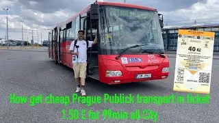 How get cheap Prague Publick transport in ticked 2023