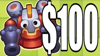 $100 GEMMING for *LEGENDARY ROBOT* in Rush Royale!