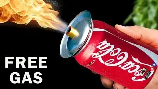 Get Free Gas from Coca Cola   Crazy Science Hack!