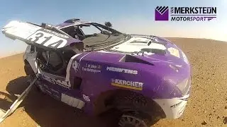 Van Merksteijn Motorsport - Rallye du Maroc 2014 - Stage 4 with two crashes!