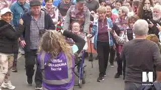 Korrika Eibarren. Ibilbide osoa, 54 talderen parte-hartzearekin