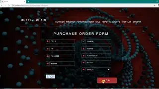 Supply chain management system project using Java and MySQL