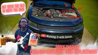 HOW TO CHANGE COOLANT RESERVOIR TANK ON A DODGE CHARGER/ CHALLENGER SCAT PACK, HELLCAT, OR DEMON.🛠️