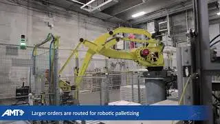 FANUC Robotic Case Sortation and Palletizing