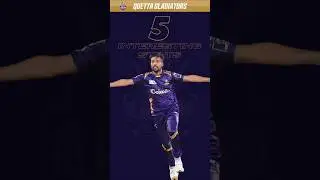 5 Interesting Stats of Quetta Gladiators #quettagaladiators #psl2024 #amir #sarfarazahmad