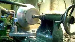 Wyoblanie (drykowanie - metal spinning) klosz do lampy aluminium