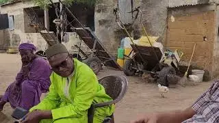 Daniel Fradin Pr&eacute;sident ABGO &agrave; Sousane Sar&egrave;ne (Gagnabougou) en octobre 2022.