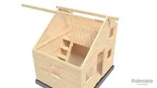 Palmako 7x6 Tom Wood Playhouse Kit Assembly Video