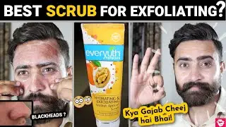 BEST Face SCRUB EVER🤫? Everyuth Naturals Walnut Apricot Scrub Review | @Quality Mantra