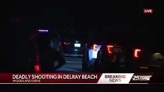 Deadly shooting in Delray Beach