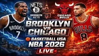 Brooklyn Vs Chicago 🏀BASKETBALL USA NBA 2026 Live Score & Update